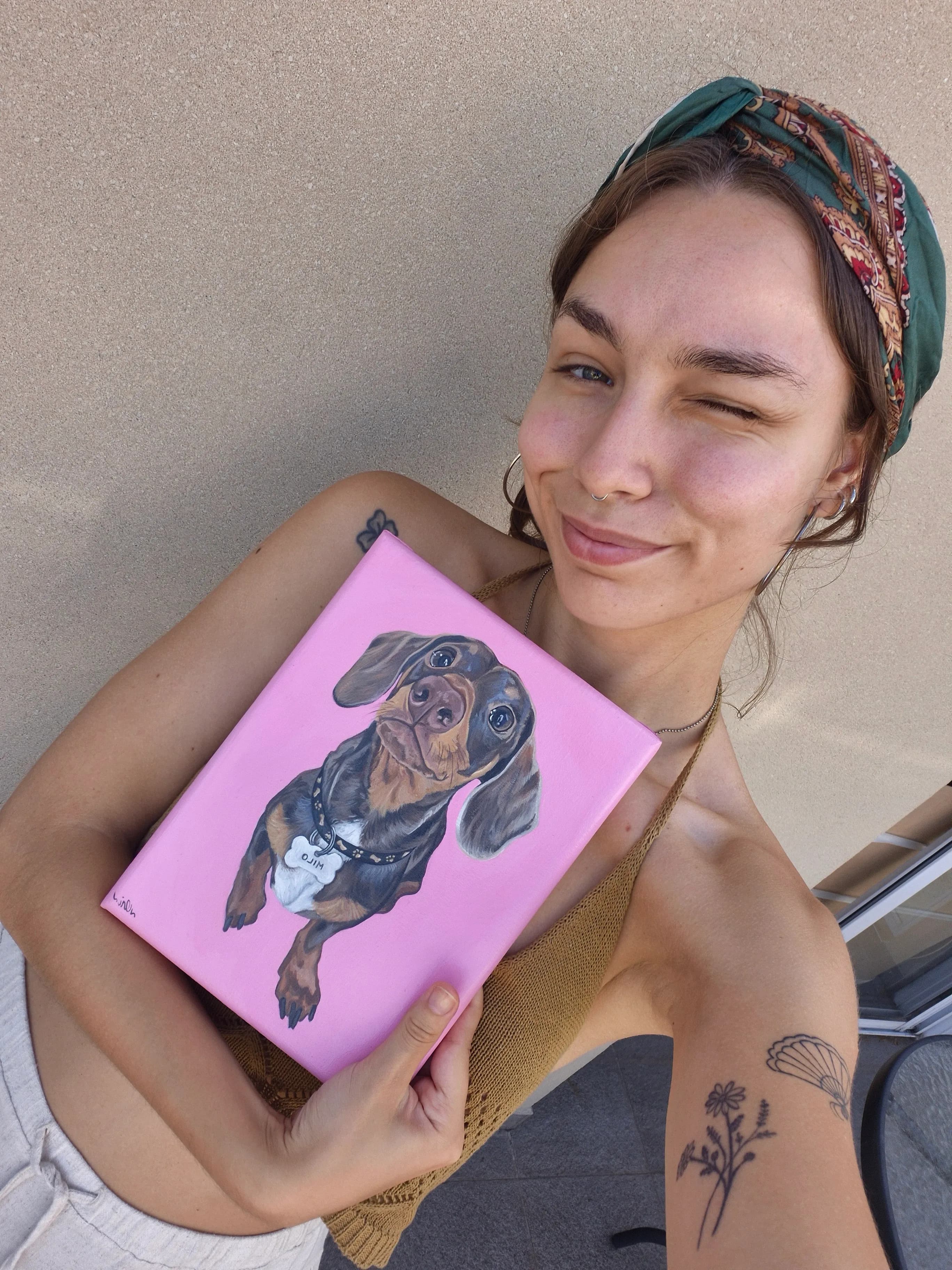 Pintura de mascota por Mandale Mandalas